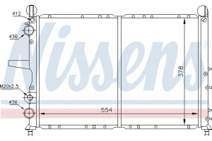 Nissens Ψυγείο, Ψύξη Κινητήρα - 61816