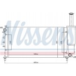 Nissens Ψυγείο, Ψύξη Κινητήρα - 61886
