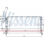 Nissens Ψυγείο, Ψύξη Κινητήρα - 61892