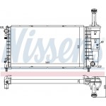 Nissens Ψυγείο, Ψύξη Κινητήρα - 61898