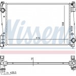 Nissens Ψυγείο, Ψύξη Κινητήρα - 61924