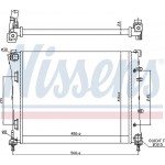 Nissens Ψυγείο, Ψύξη Κινητήρα - 61935