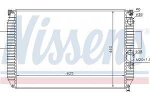 Nissens Ψυγείο, Ψύξη Κινητήρα - 61975