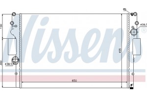 Nissens Ψυγείο, Ψύξη Κινητήρα - 61981