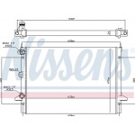 Nissens Ψυγείο, Ψύξη Κινητήρα - 62013