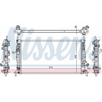 Nissens Ψυγείο, Ψύξη Κινητήρα - 62017A
