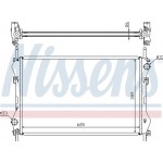 Nissens Ψυγείο, Ψύξη Κινητήρα - 62044A
