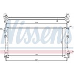 Nissens Ψυγείο, Ψύξη Κινητήρα - 62046A