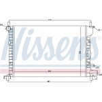 Nissens Ψυγείο, Ψύξη Κινητήρα - 62053