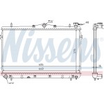 Nissens Ψυγείο, Ψύξη Κινητήρα - 62298