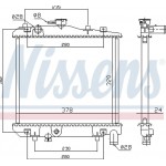 Nissens Ψυγείο, Ψύξη Κινητήρα - 62505