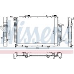 Nissens Ψυγείο, Ψύξη Κινητήρα - 62522
