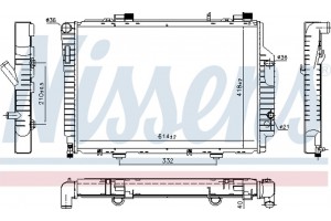 Nissens Ψυγείο, Ψύξη Κινητήρα - 62522