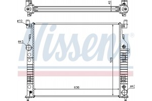 Nissens Ψυγείο, Ψύξη Κινητήρα - 62577A