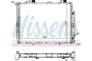 Nissens Ψυγείο, Ψύξη Κινητήρα - 62608A