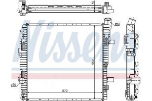 Nissens Ψυγείο, Ψύξη Κινητήρα - 62626A