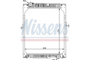 Nissens Ψυγείο, Ψύξη Κινητήρα - 62643A