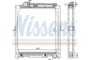 Nissens Ψυγείο, Ψύξη Κινητήρα - 62647A