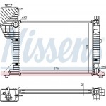 Nissens Ψυγείο, Ψύξη Κινητήρα - 62687A