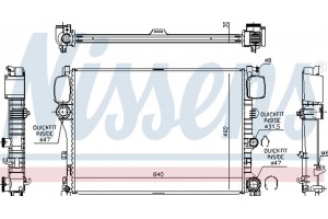 Nissens Ψυγείο, Ψύξη Κινητήρα - 627025