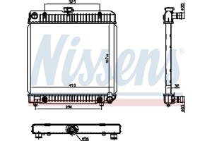 Nissens Ψυγείο, Ψύξη Κινητήρα - 62740