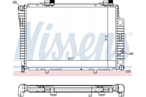Nissens Ψυγείο, Ψύξη Κινητήρα - 62750A