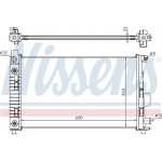 Nissens Ψυγείο, Ψύξη Κινητήρα - 62781A