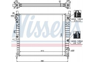 Nissens Ψυγείο, Ψύξη Κινητήρα - 62788A