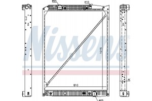 Nissens Ψυγείο, Ψύξη Κινητήρα - 62791A