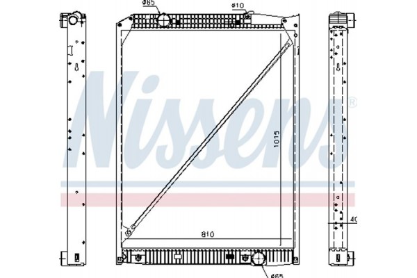 Nissens Ψυγείο, Ψύξη Κινητήρα - 62791A