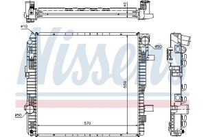 Nissens Ψυγείο, Ψύξη Κινητήρα - 62794A