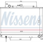 Nissens Ψυγείο, Ψύξη Κινητήρα - 62809