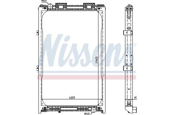 Nissens Ψυγείο, Ψύξη Κινητήρα - 62872A