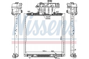 Nissens Ψυγείο, Ψύξη Κινητήρα - 62873