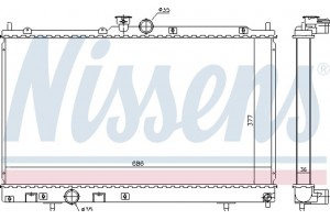 Nissens Ψυγείο, Ψύξη Κινητήρα - 628956