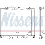 Nissens Ψυγείο, Ψύξη Κινητήρα - 62895A