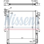 Nissens Ψυγείο, Ψύξη Κινητήρα - 62896