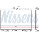 Nissens Ψυγείο, Ψύξη Κινητήρα - 628976