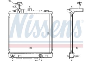Nissens Ψυγείο, Ψύξη Κινητήρα - 628988