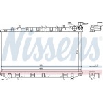 Nissens Ψυγείο, Ψύξη Κινητήρα - 62961