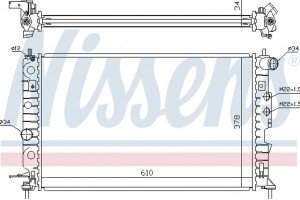 Nissens Ψυγείο, Ψύξη Κινητήρα - 630121