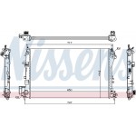 Nissens Ψυγείο, Ψύξη Κινητήρα - 63024A