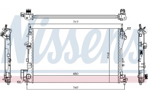 Nissens Ψυγείο, Ψύξη Κινητήρα - 63024A