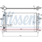 Nissens Ψυγείο, Ψύξη Κινητήρα - 63027A