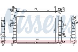 Nissens Ψυγείο, Ψύξη Κινητήρα - 63029A