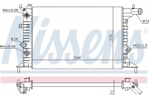 Nissens Ψυγείο, Ψύξη Κινητήρα - 630691