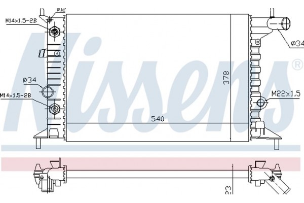 Nissens Ψυγείο, Ψύξη Κινητήρα - 630691