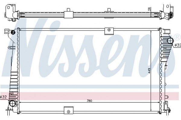 Nissens Ψυγείο, Ψύξη Κινητήρα - 630709