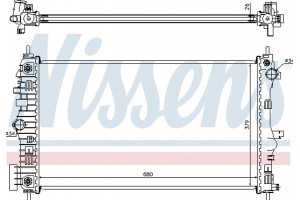 Nissens Ψυγείο, Ψύξη Κινητήρα - 630715