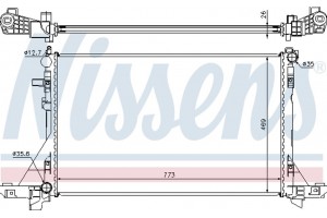 Nissens Ψυγείο, Ψύξη Κινητήρα - 630733